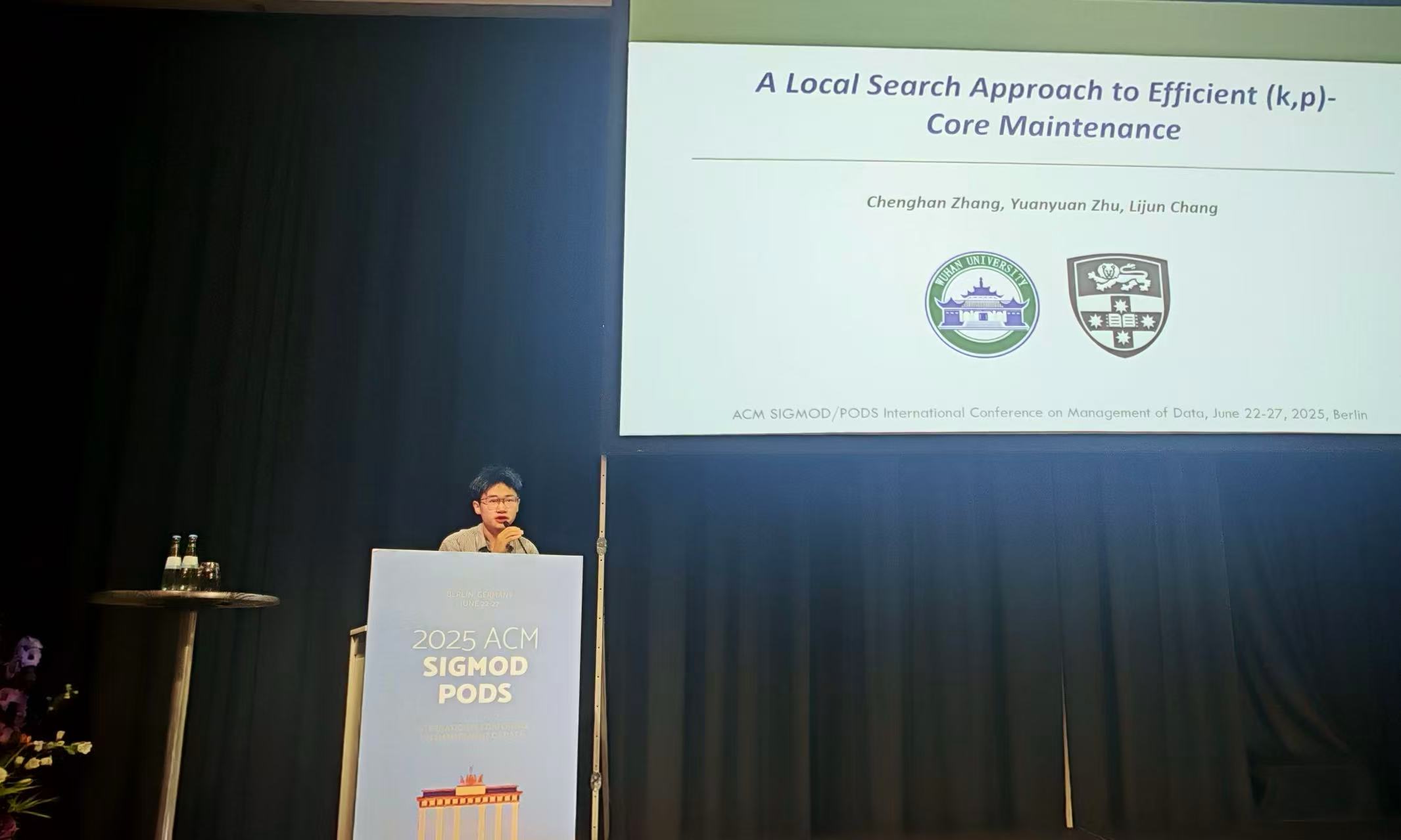 Chenghan Zhang's Presentation at SIGMOD 2025