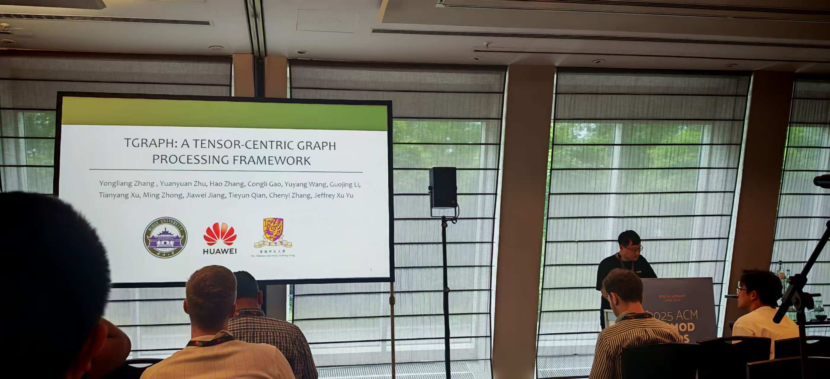 Yongliang Zhang's Presentation at SIGMOD 2025